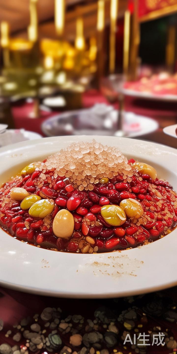 除了海鲜，“八宝饭”也是春节不可错过的传统甜点之一